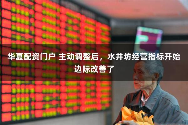 华夏配资门户 主动调整后，水井坊经营指标开始边际改善了